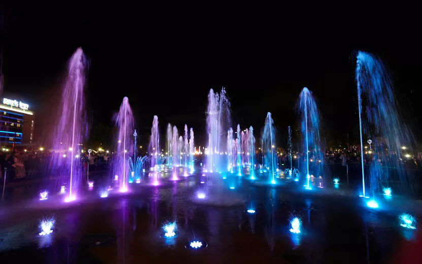 Светомузыкальный фонтан на Центральной площади Ижевска включат к 1 мая