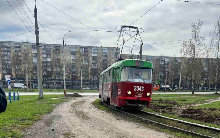 Остановку трамваев на Ворошилова в Ижевске временно перенесут