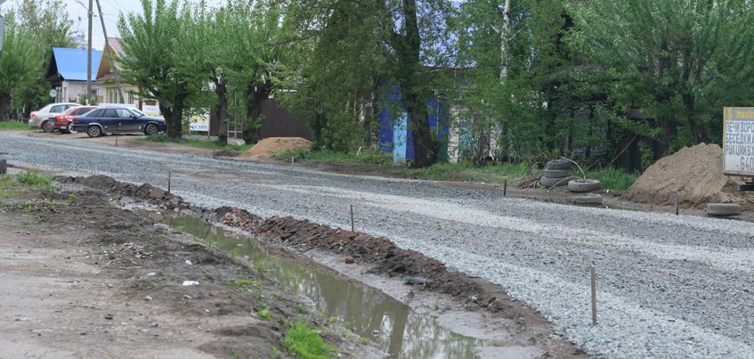 В Ижевске приостановили ремонт улицы Партизанской