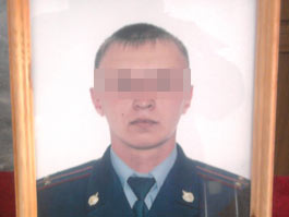 погибший инспектор полка ДПС. Фото с мобильного телефона