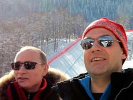 Владимир Путин и Дмитрий Медведев. Фото: my.opera.com/PostmanPechkin