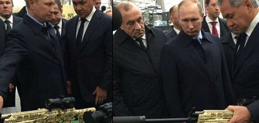 Путин отметил винтовку «Концерна Калашников»