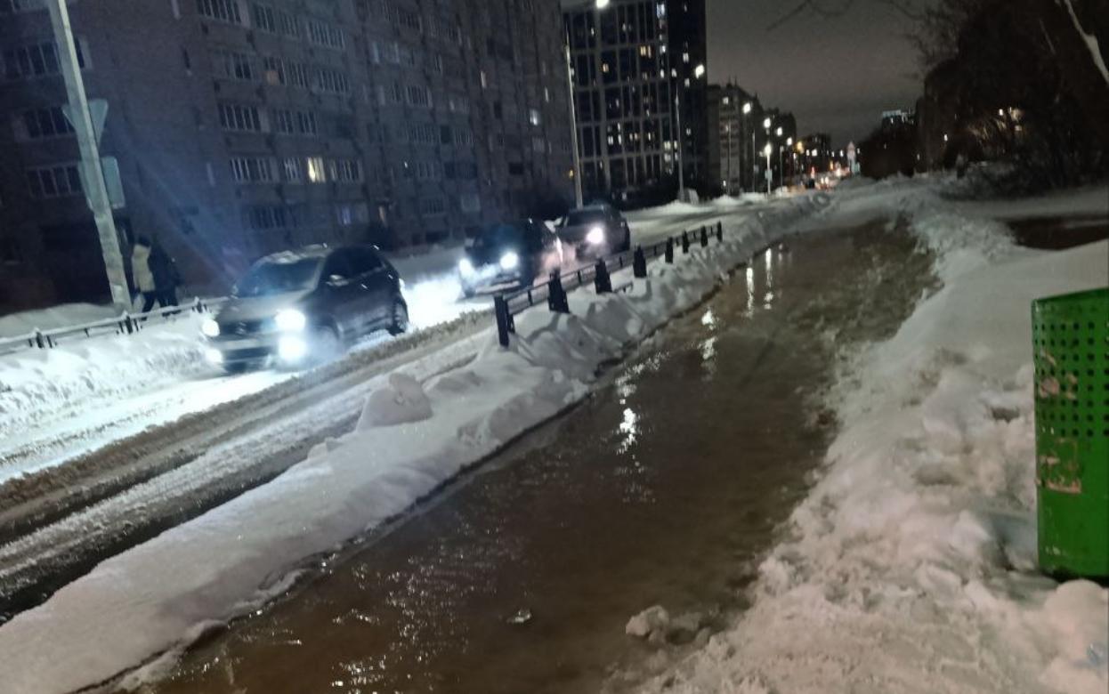 Устранить аварию на ул. Баранова в Ижевске обещают 30 декабря