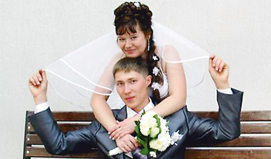 Антон и Наталья поженились ровно год назад. Фото из личного архива