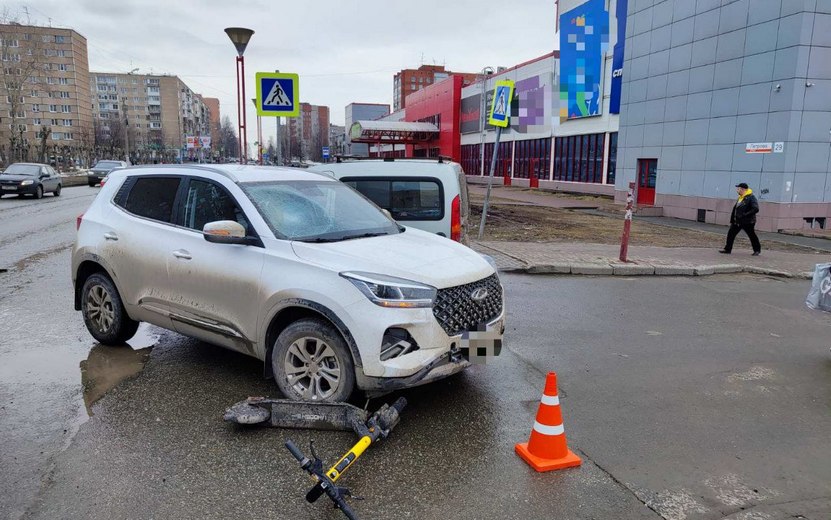 Водитель электросамоката пострадал в ДТП в Ижевске