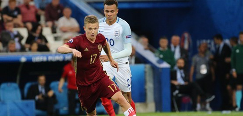Сборная России сыграла вничью с Англией на Евро-2016