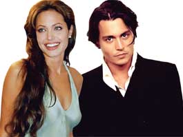 Женщины и мужчины до 40 лет выбирают Анжелину Джоли и Джонни Деппа