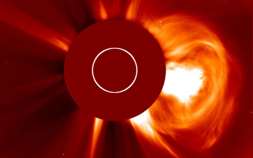 Вспышка на солнце 15 марта 2024 г. Видео: xras.ru