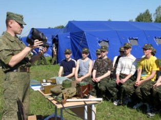 патриотический лагерь в Пирогово