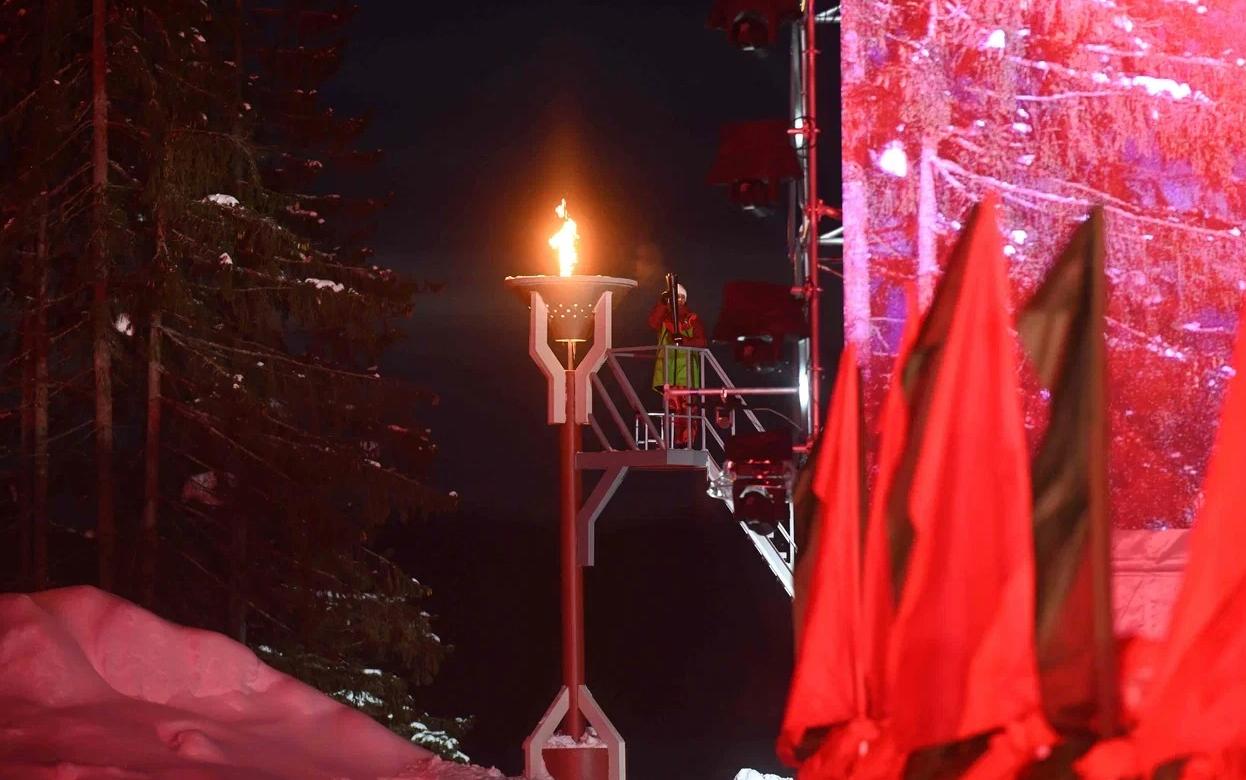 Фотофакт: огонь XXXII зимних сельских спортивных игр зажгли в Удмуртии