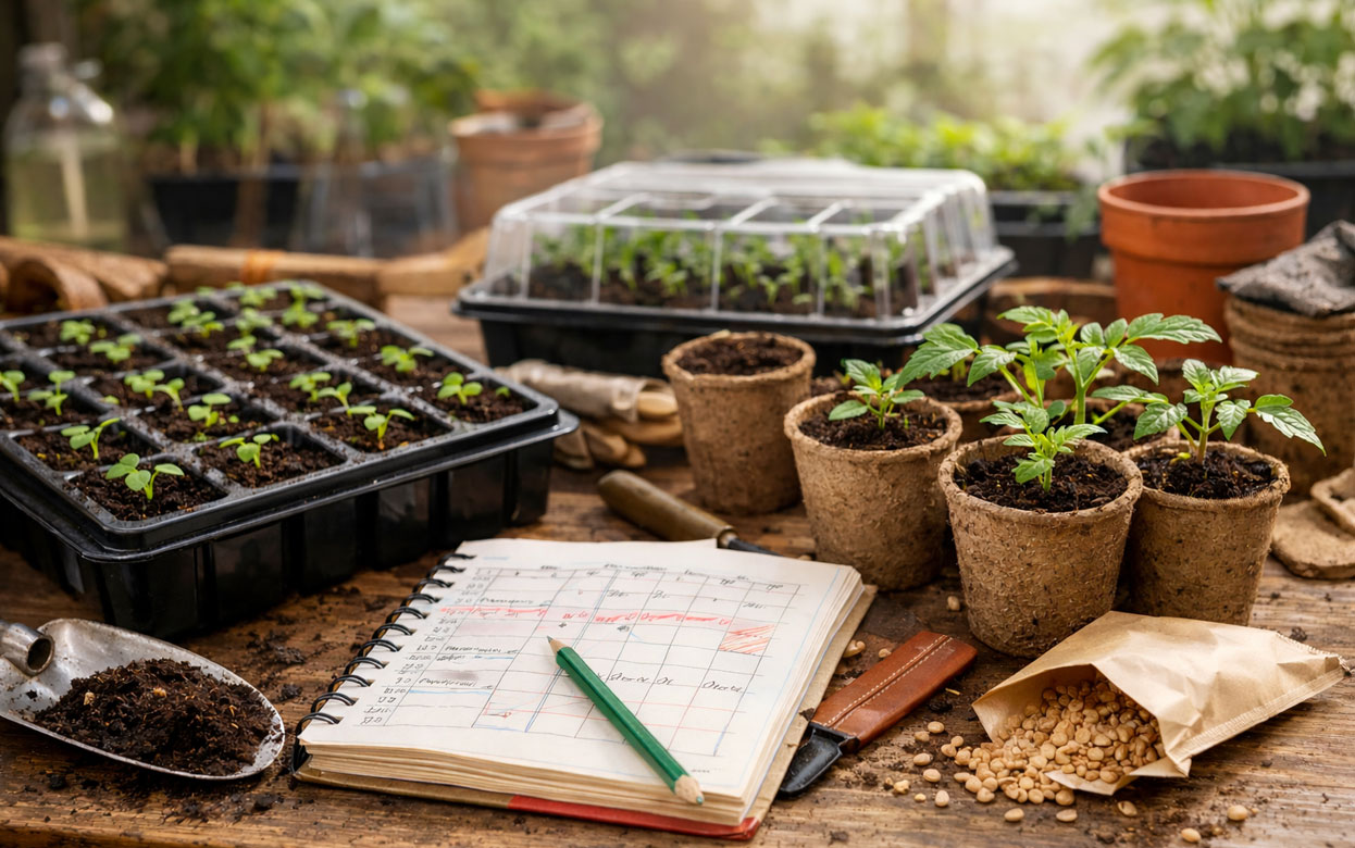 Как правильно рассчитать сроки посева рассады и не остаться без урожая