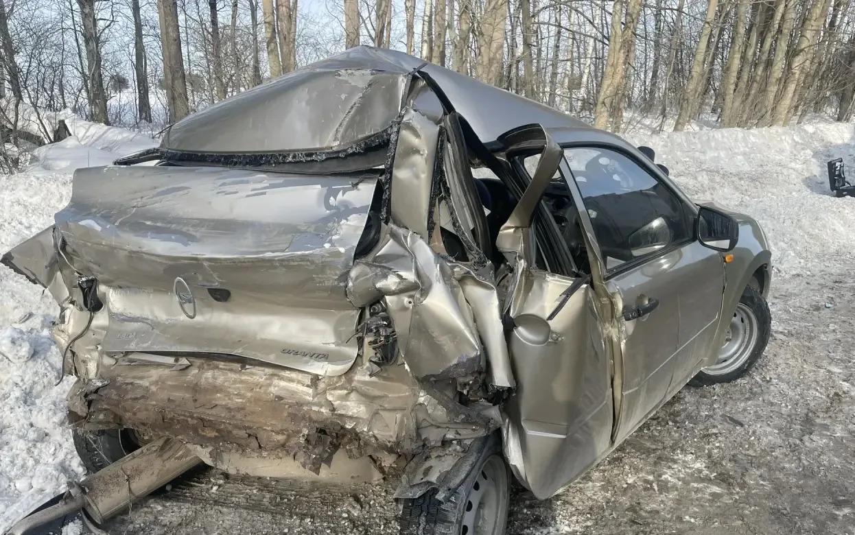 68-летний водитель «Гранты» погиб на трассе Ижевск – Сарапул