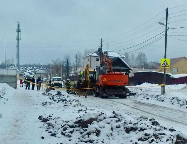 В Ижевске во время строительных работ прорвало газопровод