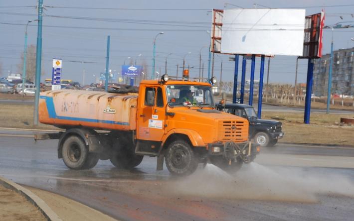 30% дорог помыли в Ижевске