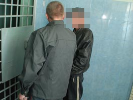 задержанный в полиции Ижевска. Архивное фото