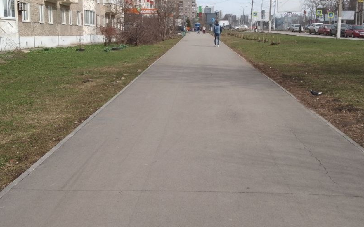 В Ижевске проверяют отремонтированные в 2025 году тротуары