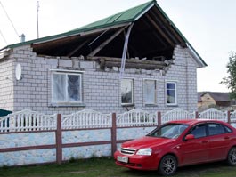 Село Пугачево после взрывов. Архив редакции