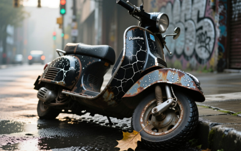 15-летний подросток без прав опрокинул мопед в селе Сюмси