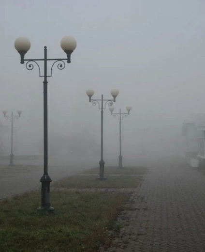 Туман в Ижевске 17 октября. Фото: Ксения Аксенова