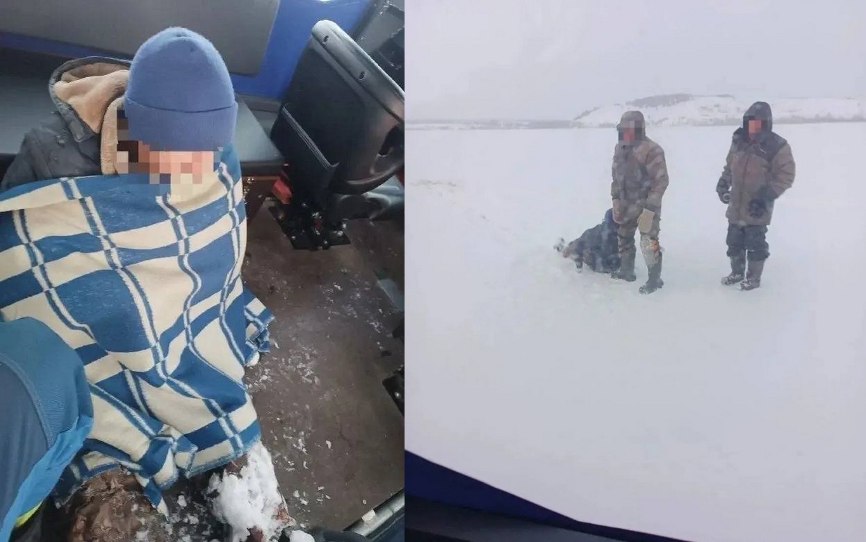 Обездвиженного мужчину спасли со льда Камы в Удмуртии