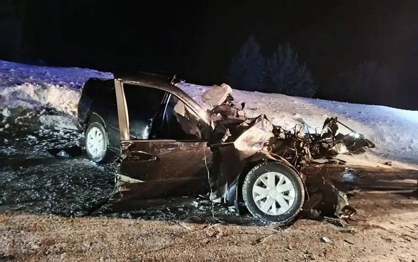 Находившиеся в автобусе пассажиры не пострадали. Фото: Госавтоинспекция Удмуртии