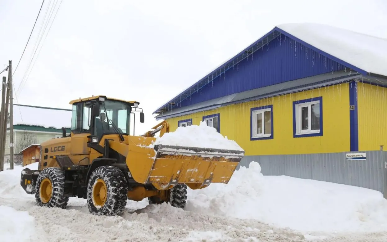 150 тыс. кубометров снега вывезли с улиц частного сектора Ижевска