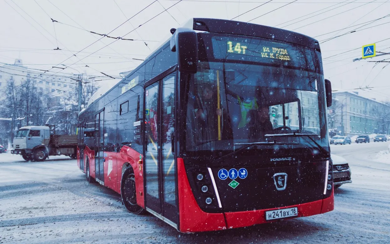 Движение общественного транспорта Ижевска восстановлено