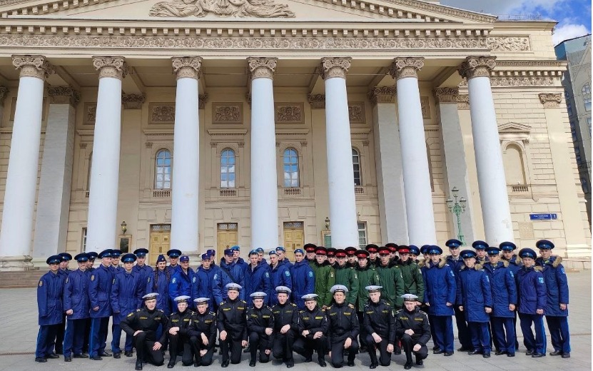 Кадеты из Удмуртии посетили генеральную репетицию Парада Победы в Москве
