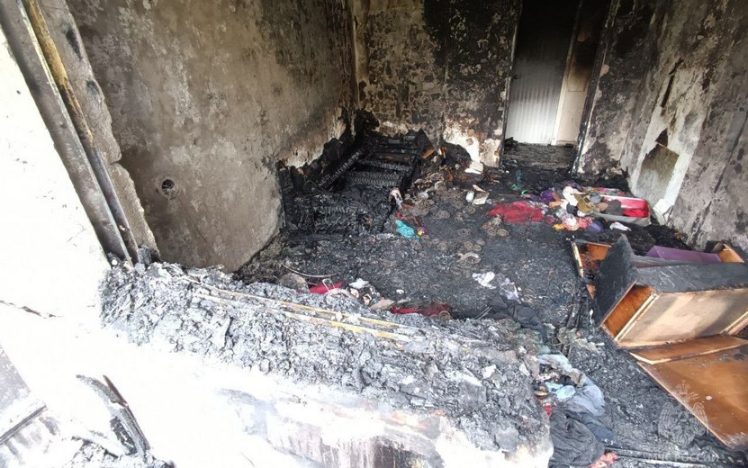 17 человек эвакуировали из горящего дома на улице 10 лет Октября в Ижевске