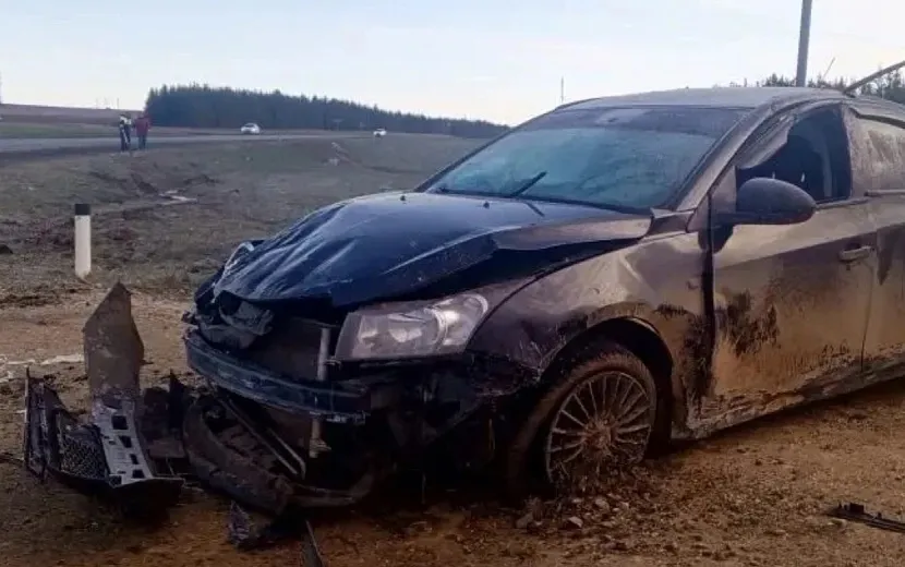 В Удмуртии выясняют обстоятельства аварии, в которой погиб лишенный прав водитель иномарки. Фото: пресс-служба Госавтоинспекции Удмуртии