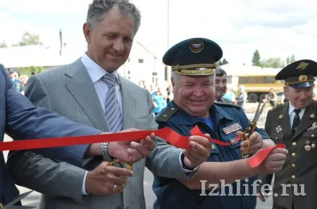 В селе Пугачево открыли новое пожарное депо
