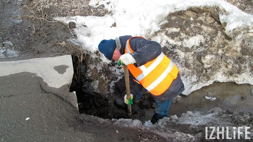 В Ленинском районе планируют вскрыть 15 км водопропускных канав
