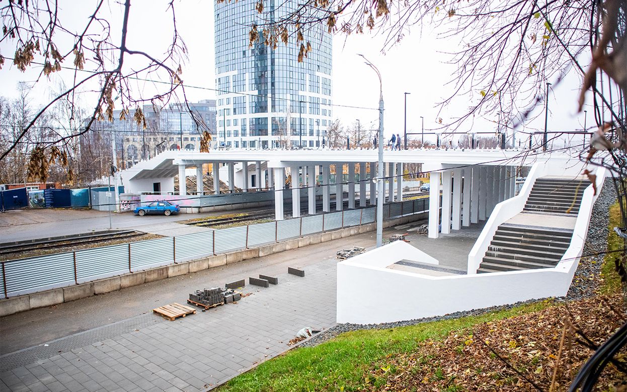 Готовность более 60 %: как сейчас выглядит мост через ул. Карла Маркса в Ижевске