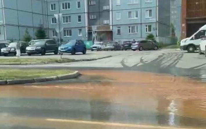 Улицу Ленина подтопило в Ижевске