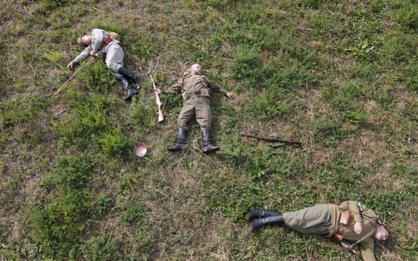 Военно-историческая реконструкция «Юринское убоище». Фото: Александр Ерастов, vk.com/mbuk_cks_sigaevo