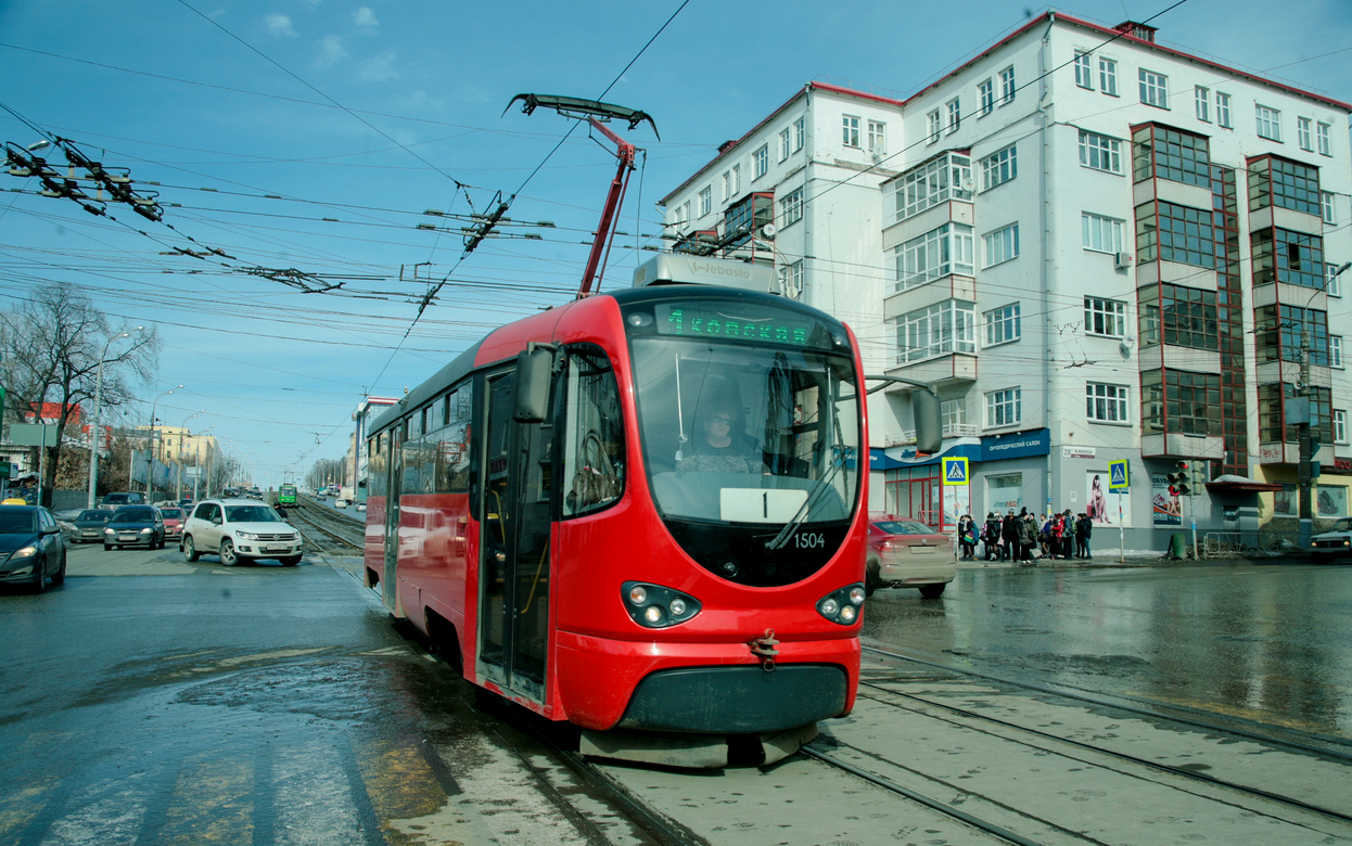 Трамваи не идут по улице Карла Маркса в Ижевске