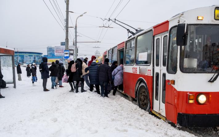 Электротранспорт Ижевска перейдет на расписание выходного дня