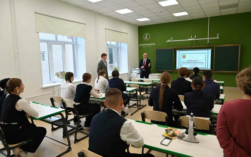 Новый корпус школы открыли в селе Шаркан. Фото: пресс-служба Главы и правительства Удмуртии