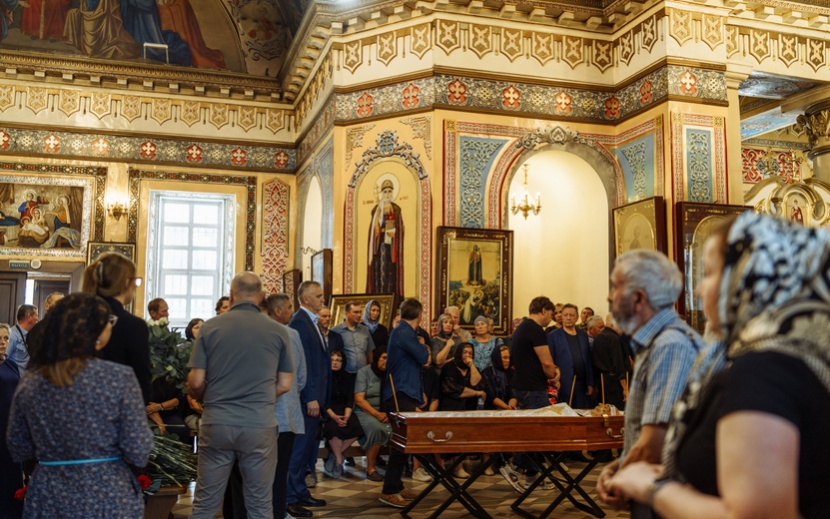 В Ижевске простились с экс-главой Удмуртии Александром Соловьевым. Фото: Маша Бакланова