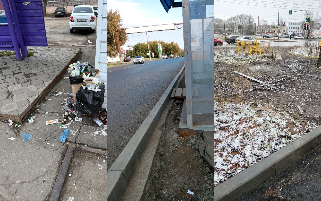 Ждать под дождем и снегом: что происходит с остановками общественного транспорта в Ижевске и можно ли это изменить