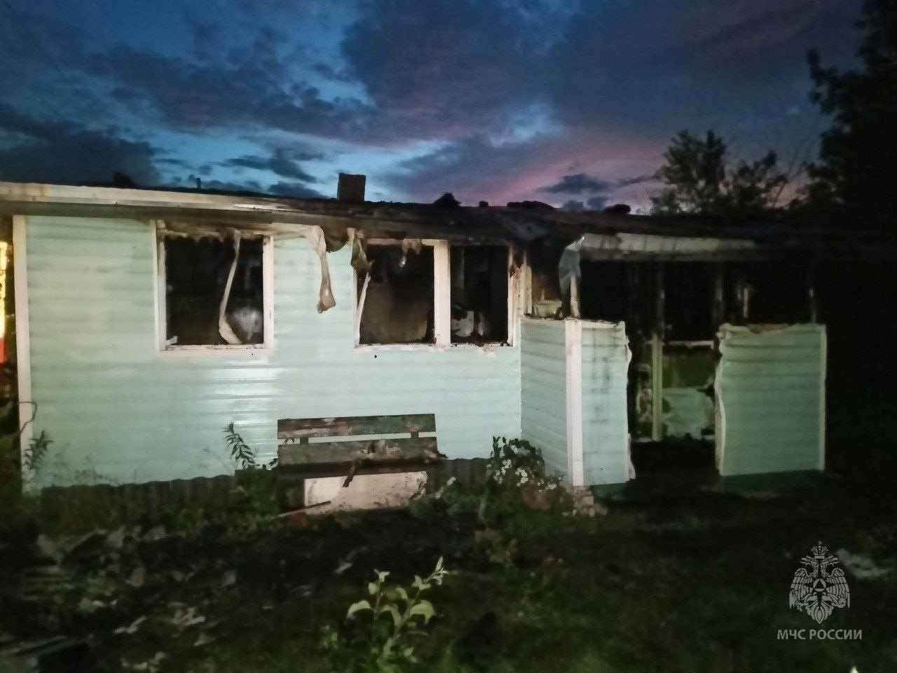 13  пожаров из-за молнии произошло в Удмуртии 