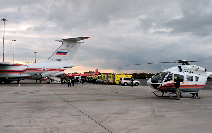15 пострадавших перевозят на лечение в Москву