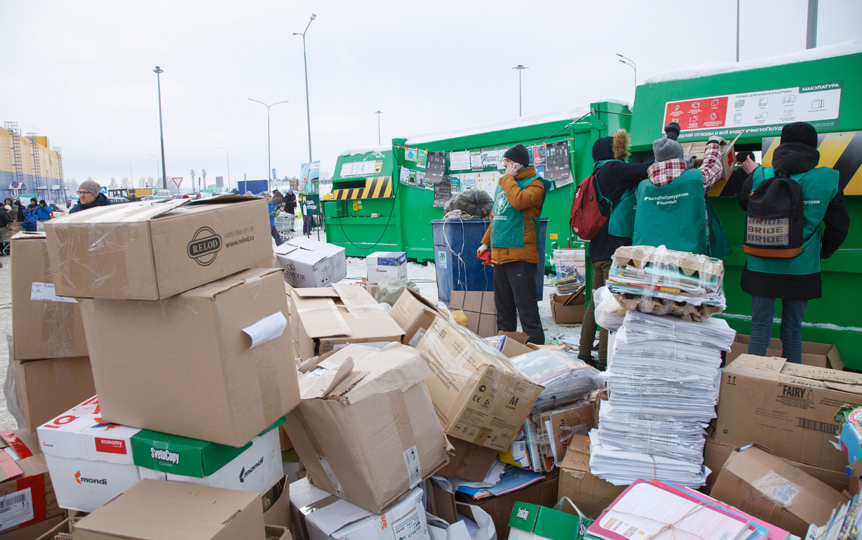 Удмуртия стала лидером по сбору макулатуры