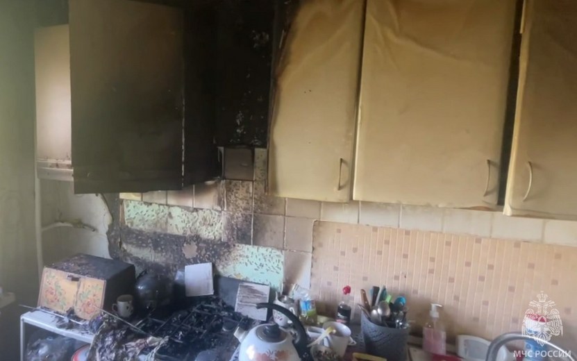 Мужчина погиб при пожаре на Воткинском шоссе в Ижевске