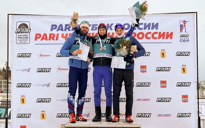 Уроженец Ижевска победил на Кубке России по биатлону