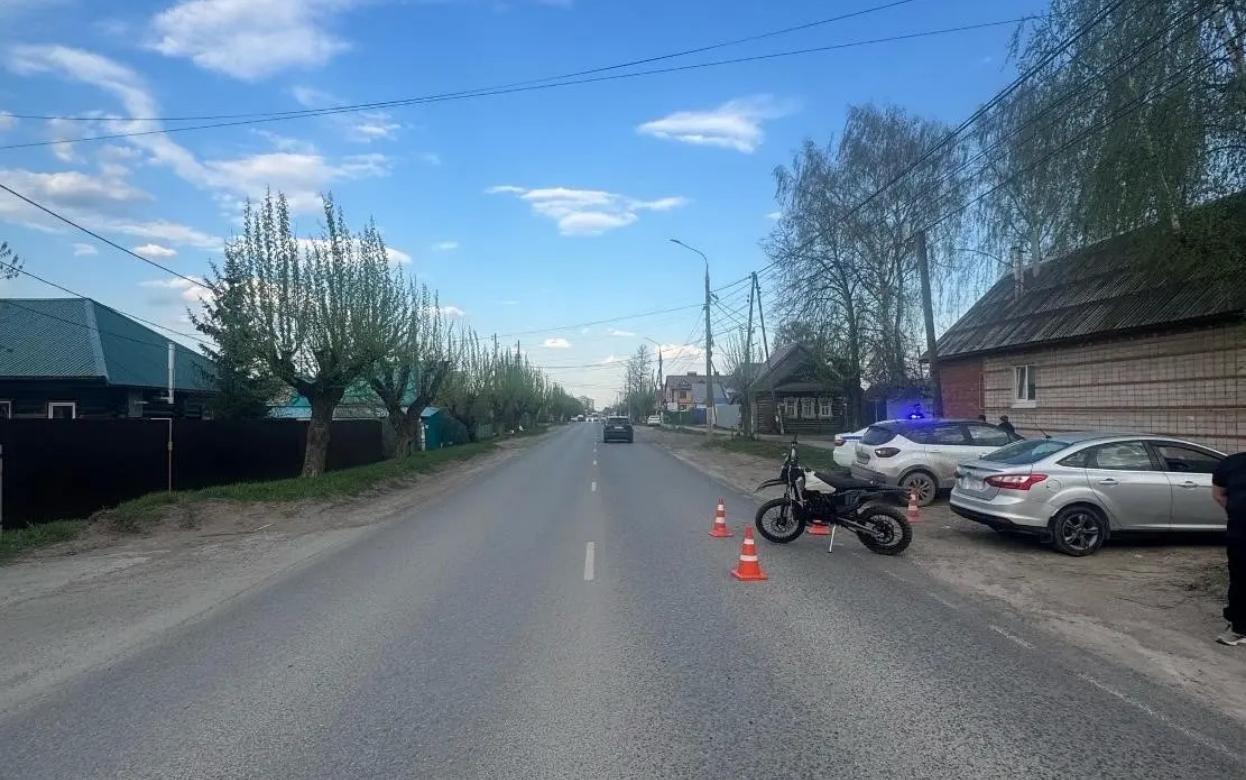 Подросток на мотоцикле пострадал в ДТП в Ижевске