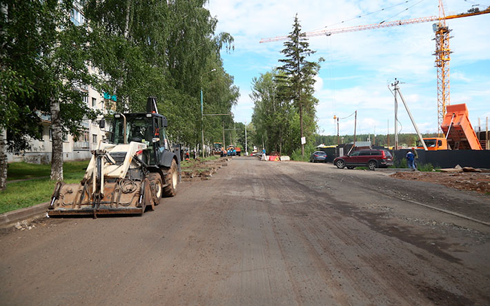 Работы по расширению улицы Тарасова стартовали в Ижевске