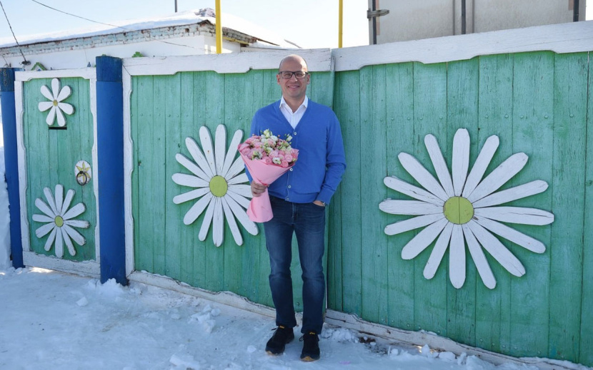 Одно из поздравлений с Международным женским днем