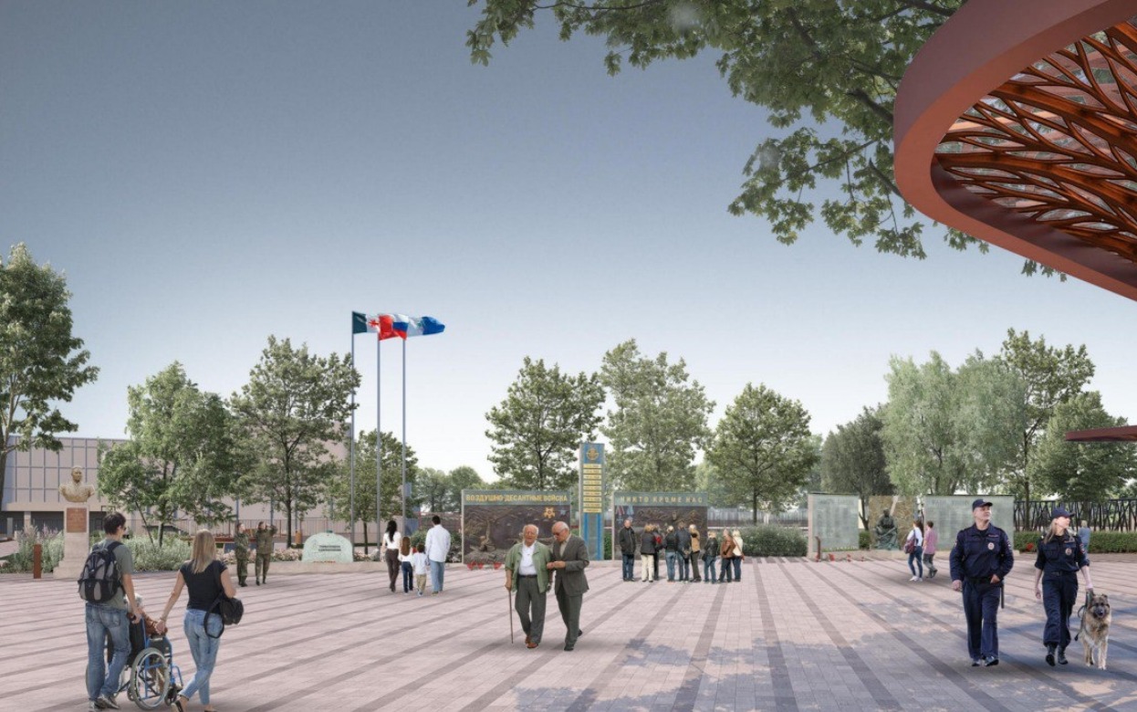 Как изменится территория возле Дворца детского творчества: в Ижевске показали финальную концепцию парка «Патриот» 
