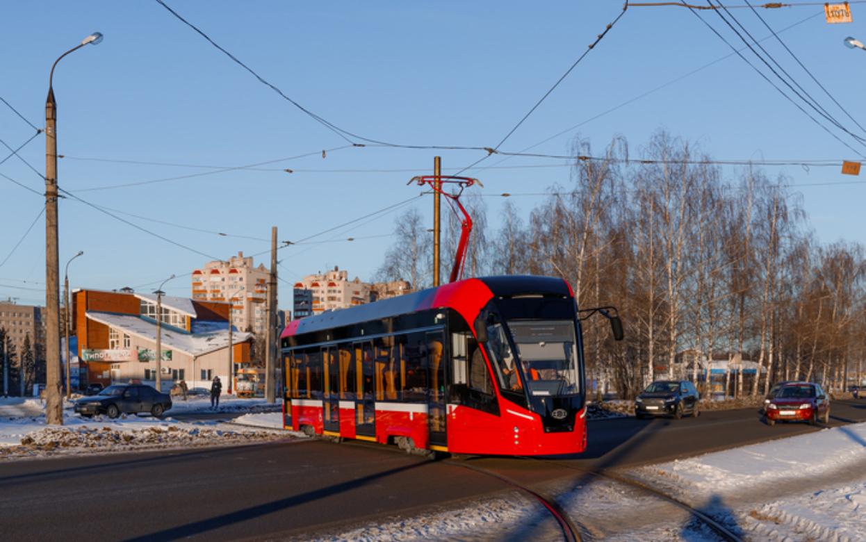 Трамваи не идут от Орджоникидзе до Центра в Ижевске